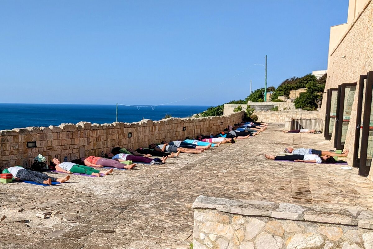 leuca yoga holiday with karin montali